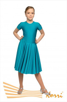 Рейтинговое платье Р35-051 юбка "двойное солнце", морская волна (38) Korri