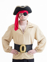 Карнавальный костюм взрослый Пират со шляпой арт.2157 Фабрика Бока