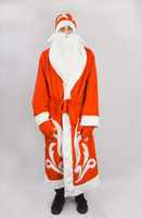 Карнавальный костюм взрослый Дед Мороз размер 52-54, рост 170-175 см Фабрика Бока