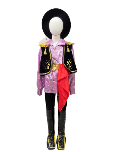 Карнавальный костюм Тореодор фиолетовый рост 140 см