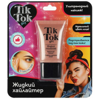 Хайлайтер для лица жидкий цвет бежевый TIK TOK GIRL TK61642TTG Tik tok girl