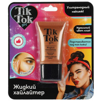 Хайлайтер для лица Tik Tok Girl жидкий, цвет темно-бежевый арт.TK61644TTG