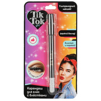 Карандаш для глаз с блестками Tik Tok Girl серебристый арт.YL61611TTG