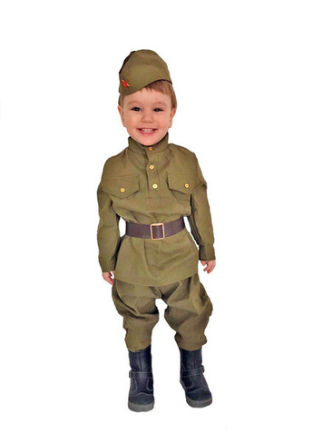 Военная форма малыш Солдат 1-2 года, 2-3 года (94-104 см) Фабрика Бока