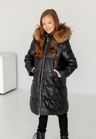 Куртка зимняя для девочки ANERNUO черный арт.AN2122S-21 (116 см)