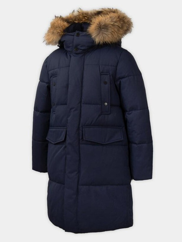 Куртка зимняя для мальчика ANERNUO синий арт.AN3118-09 (158 см)