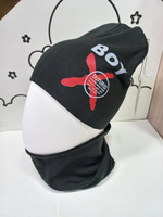 Комплект шапка со снудом р.50-52 черный арт.SVP-22223/30 Марсель