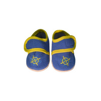 Тапочки ортопедические на липучке цвет голубой со штурвалом р.10, 10,5 мод.25 (10) Богородская обувь