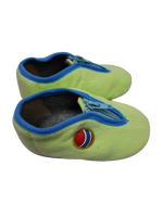 Тапочки ортопедические с молнией салатовый с мячиком р.10-13,5 мод.40 (12,5) Богородская обувь