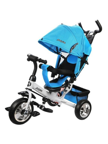 Велосипед трехколесный Moby kids Comfort колеса EVA, голубой Moby Kids