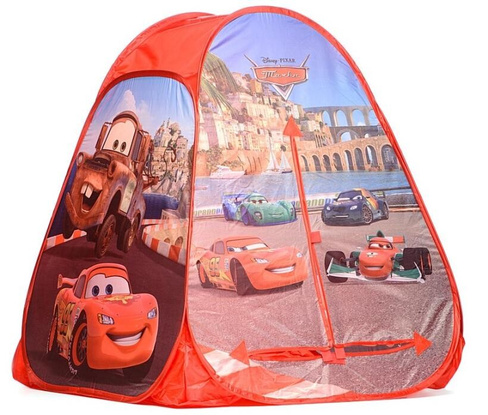 Палатка игровая DISNEY CARS 2 в сумке, размер 81*91*81 см арт.GFA-TCARS-R Играем вместе