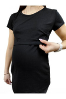 Футболка для беременных и кормящих черный (46) JTI