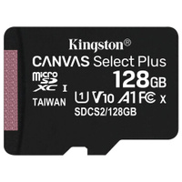 Карта памяти microSDXC 128GB KINGSTON Canvas Select Plus UHS-I U1 100 Мб/с class 10 SDCS2/128GBSP