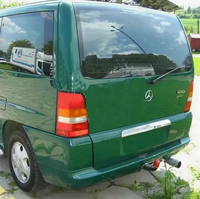 Планка над номером на крышку багажника Omsa (нерж) Mercedes Vito W638