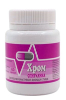 БАД для иммунитета Хром-спирулина, растительный комплекс, 60 капсул по 150 мг., Биотика-С