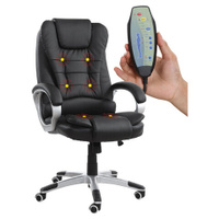 Кресло офисное BRABIX Comfort MS-003 6 массажных модулей экокожа черное 532521