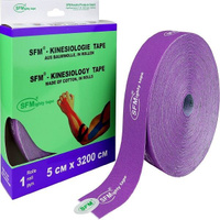 Тейп кинезиологический на хлопковой основе в рулоне фиолетовый SFM-Plaster 5см х 3200см SFM Hospital Products GmbH