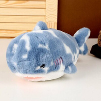 Мягкая игрушка «Акула», 32 см, цвет синий No Brand