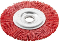 Щетка дисковая для УШМ нейлоновая проволока с абразивным покрытием 150 мм Зубр ПРОФИ 35160-150_z01 ЗУБР