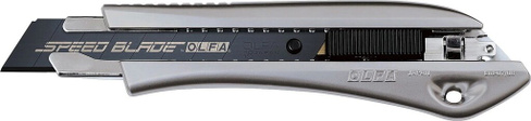 Нож с выдвижным сегментированным лезвием автофиксатор 18 мм Olfa OL-LTD-AL-LFB OLFA