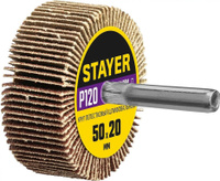 Круг шлифовальный лепестковый на шпильке P120 50х20 мм Stayer 36607-120 STAYER