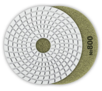 Алмазный гибкий шлифовальный круг для мокрого шлифования 100 мм Р800 Зубр 29866-800 ЗУБР