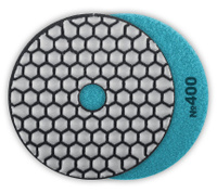 Алмазный гибкий шлифовальный круг для сухого шлифования 100 мм Р400 Зубр 29868-400 ЗУБР