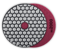 Алмазный гибкий шлифовальный круг для сухого шлифования 100 мм Р2000 Зубр 29868-2000 ЗУБР